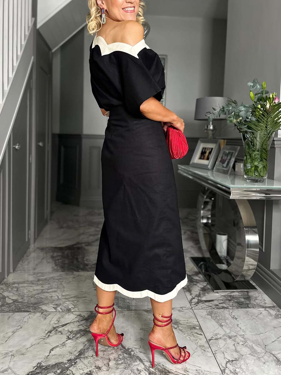 Linen Black Two Piece Sets