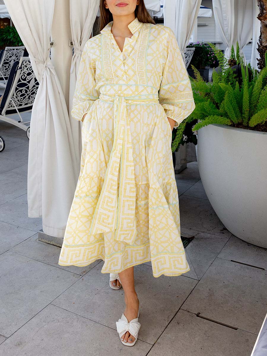 Bamboo Tiered Skirt Dress