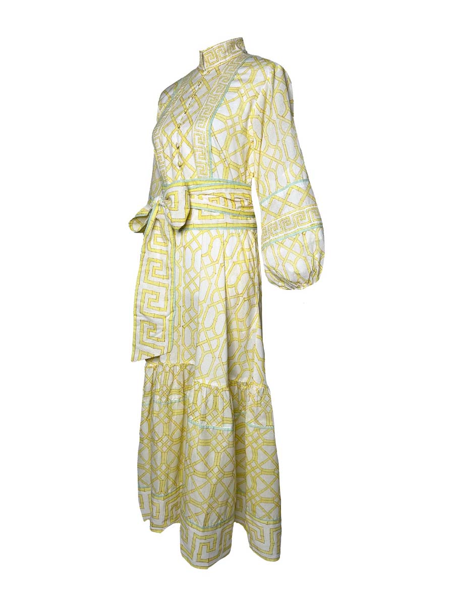 Bamboo Tiered Skirt Dress
