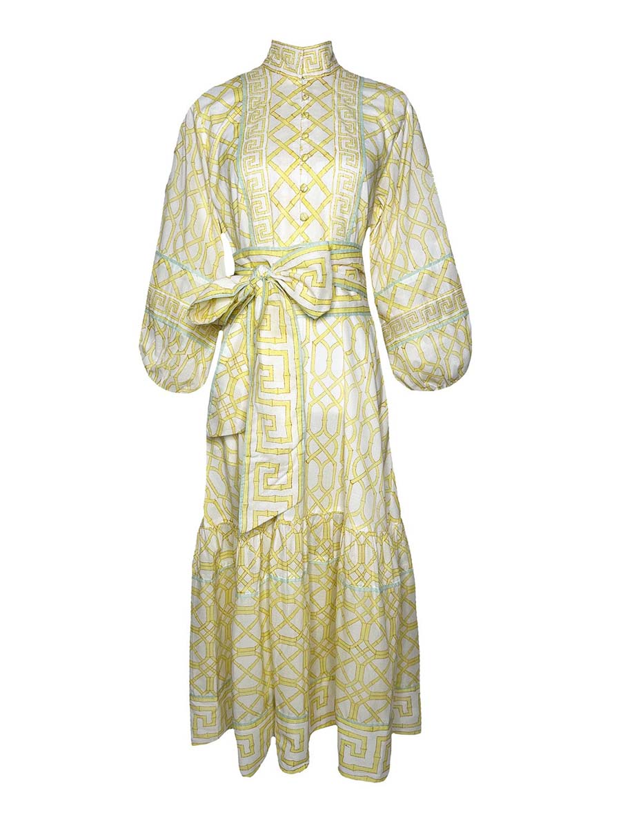 Bamboo Tiered Skirt Dress