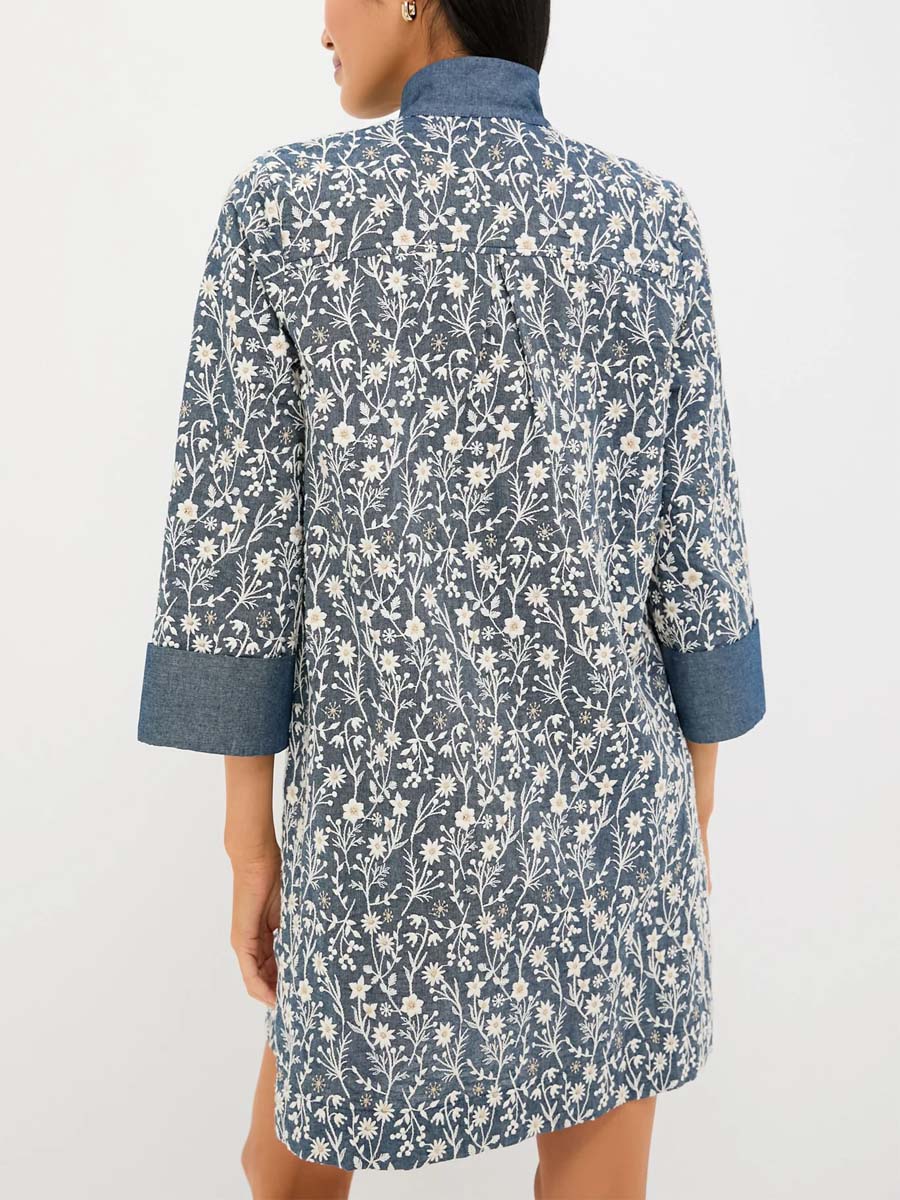 A-line Shift Silhouette Mini Dress