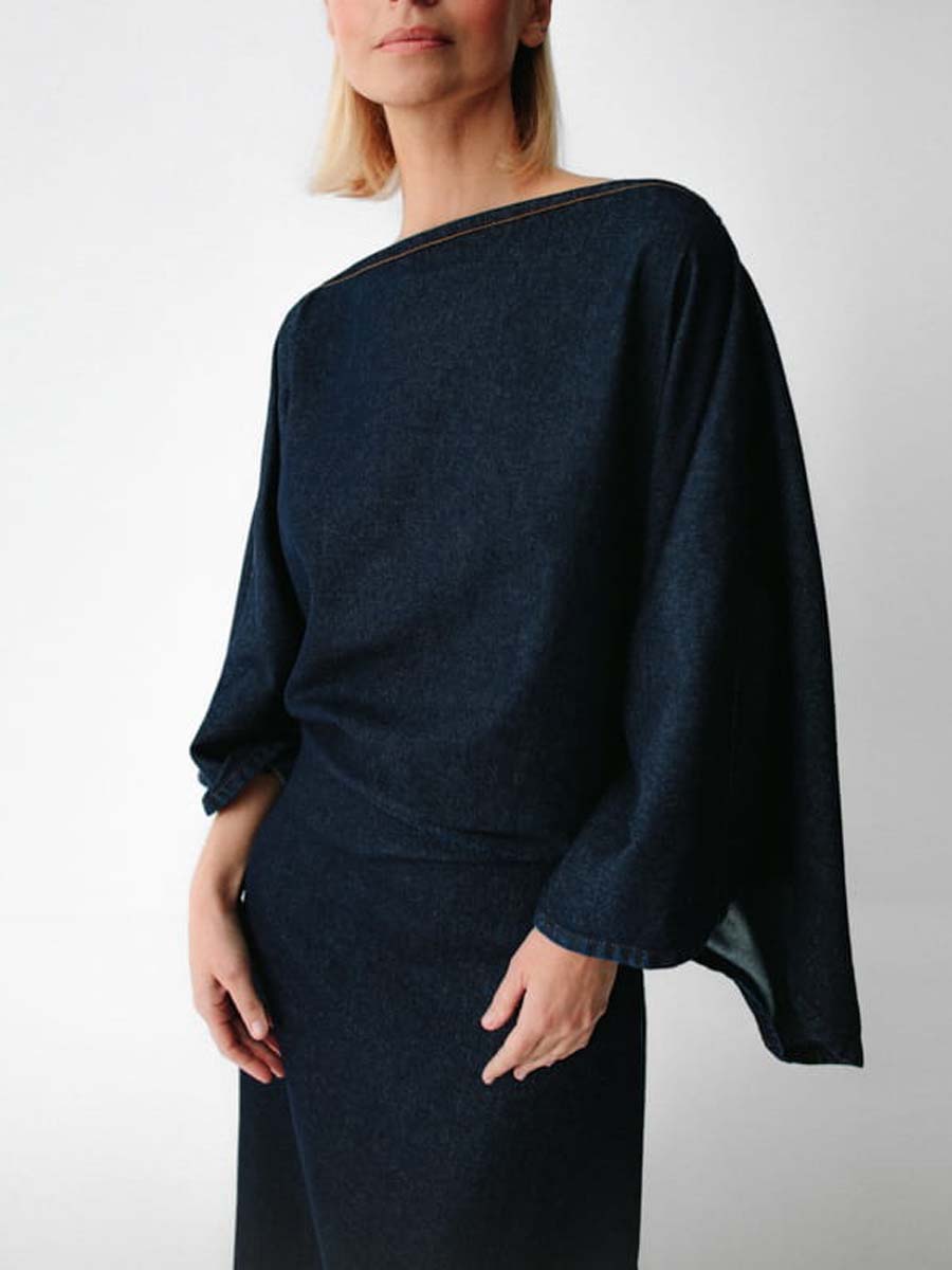 Denim Kimono Dress