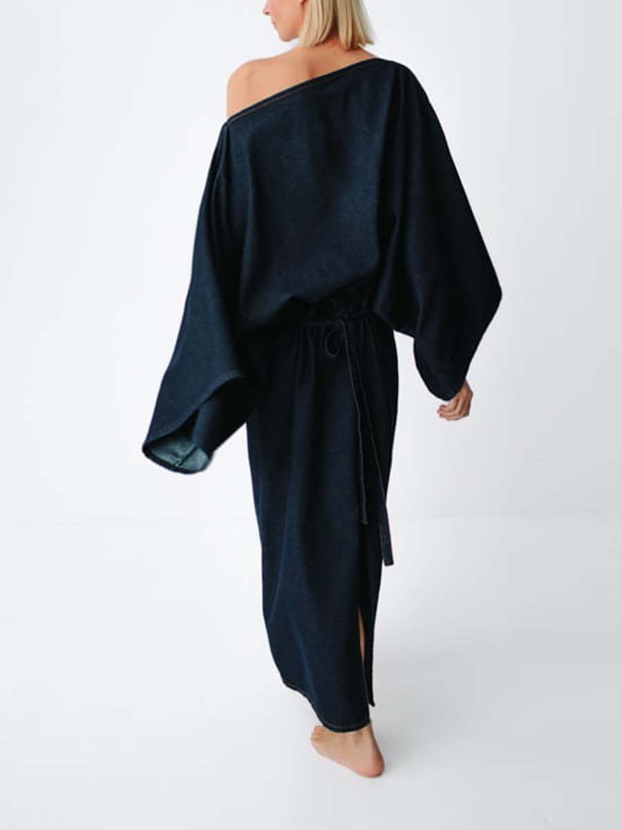 Denim Kimono Dress