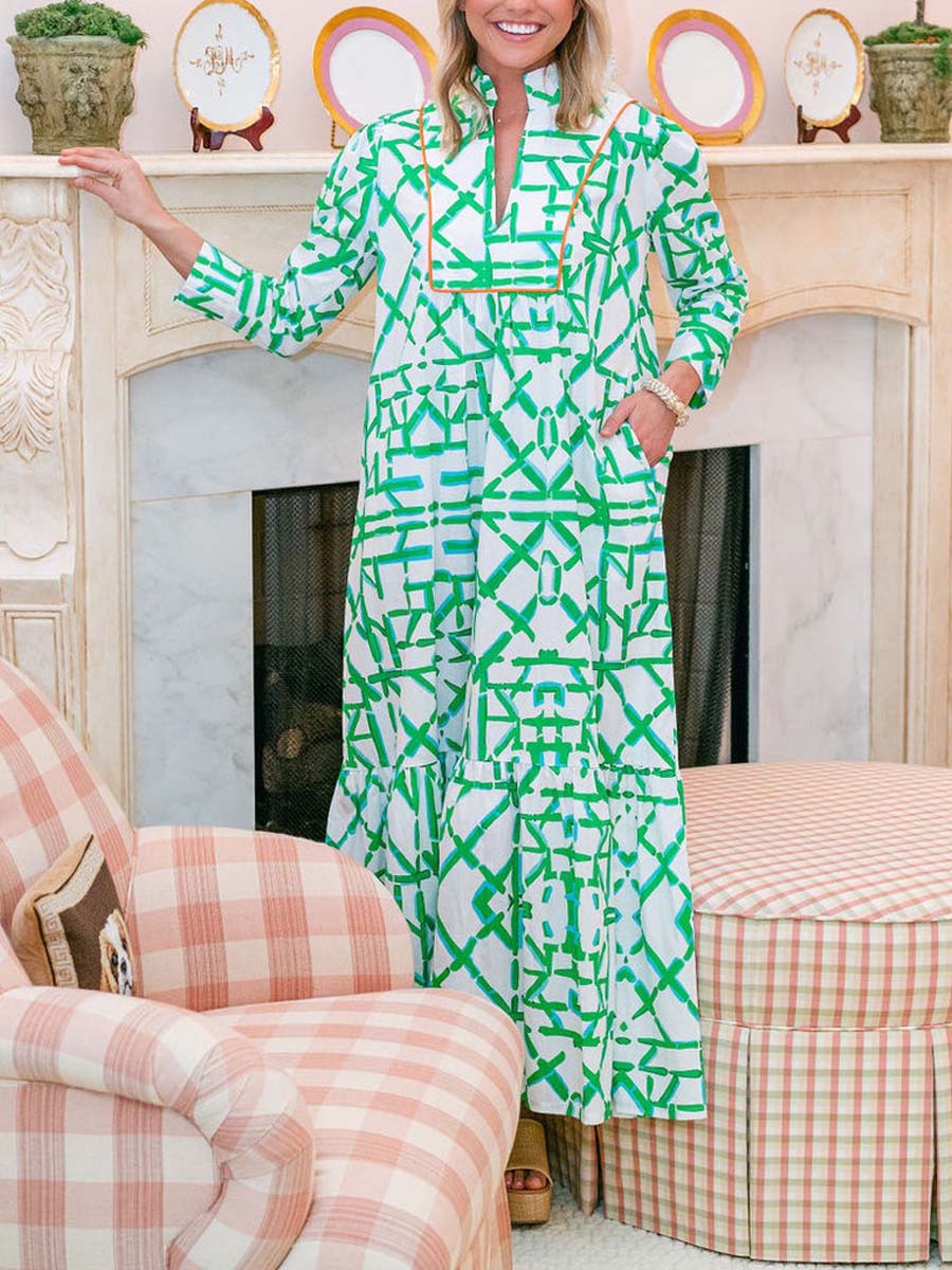Cotton Palm Beach Dress
