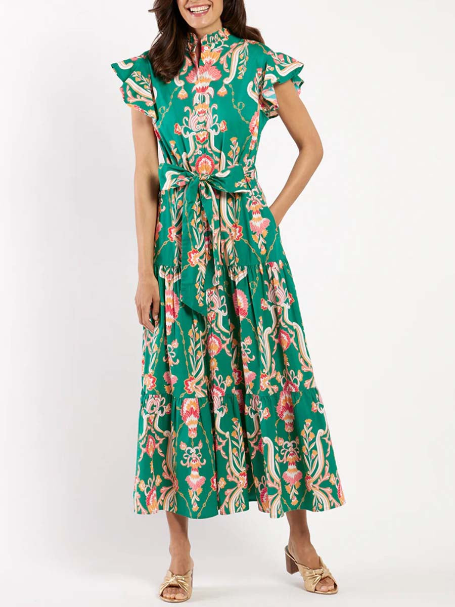 Flutter Sleeves Dress