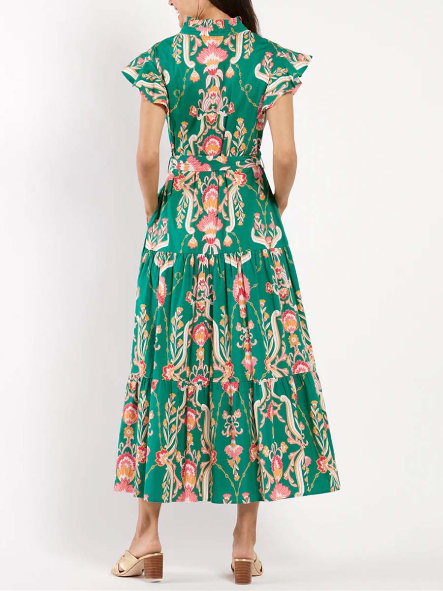 Flutter Sleeves Dress
