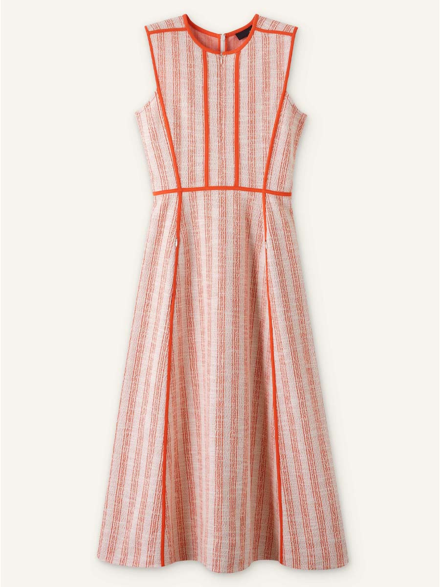 Textured Stripe Maxi Dress