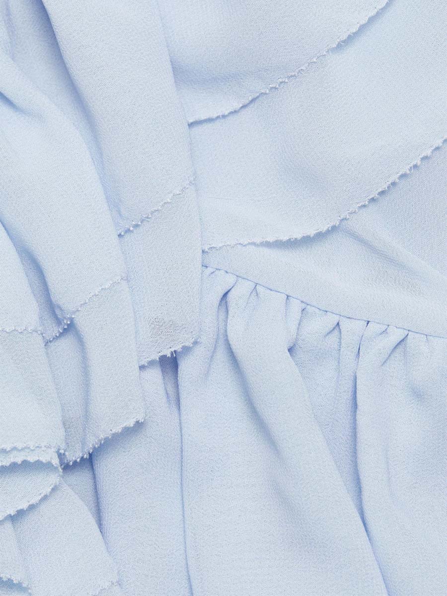 Ruffled Hem Blouse