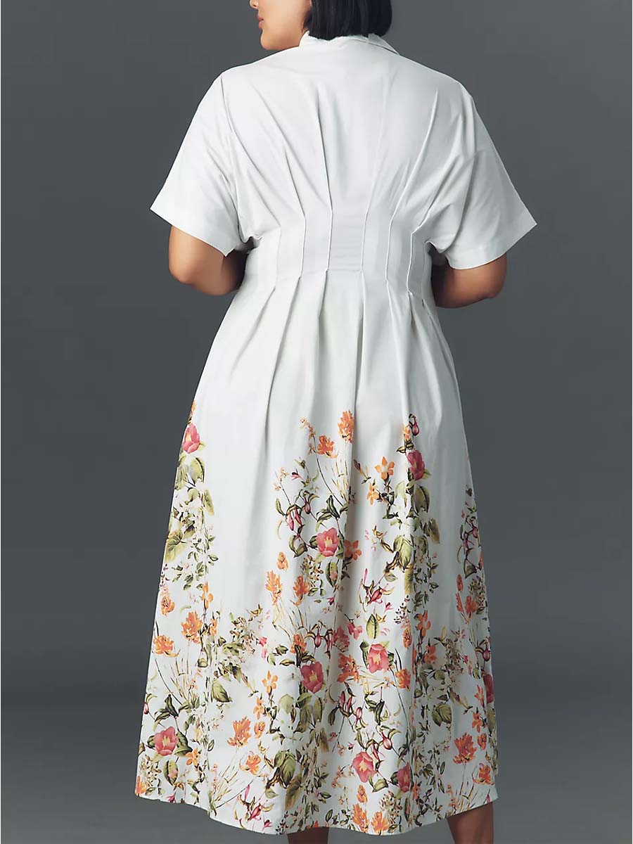 Button Front Shirt Dress