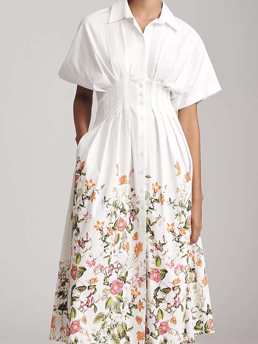 Button Front Shirt Dress