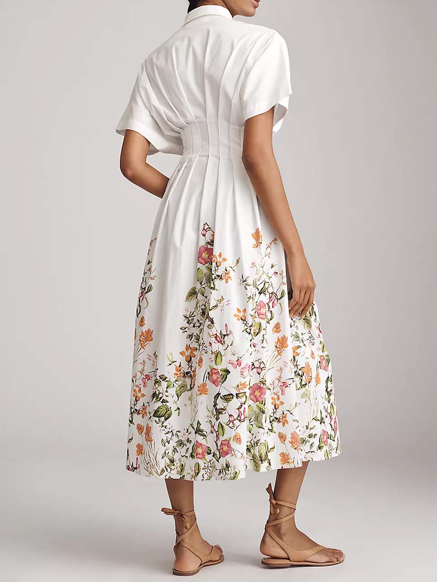 Button Front Shirt Dress