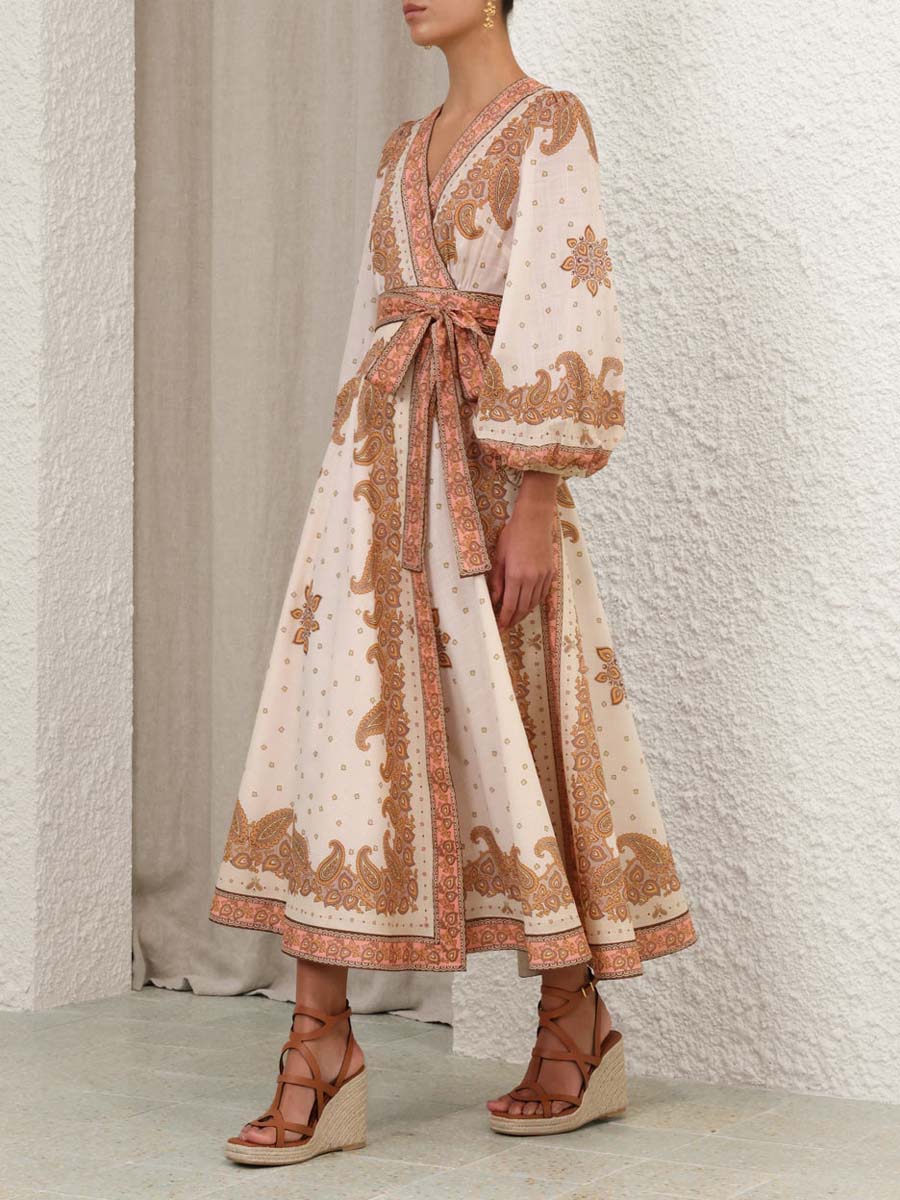 Midi Wrap Dress