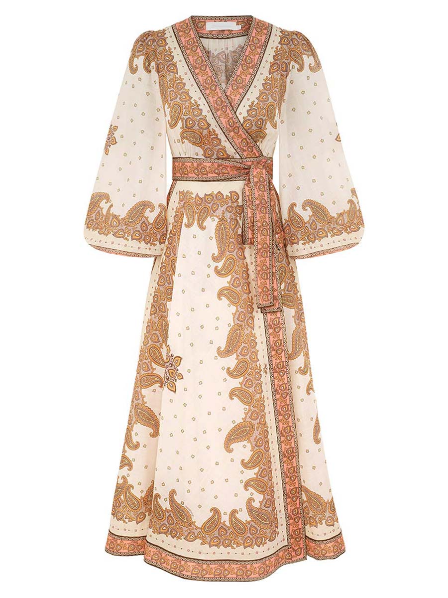 Midi Wrap Dress