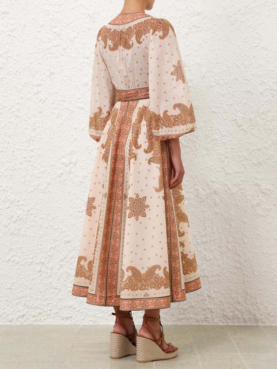 Midi Wrap Dress