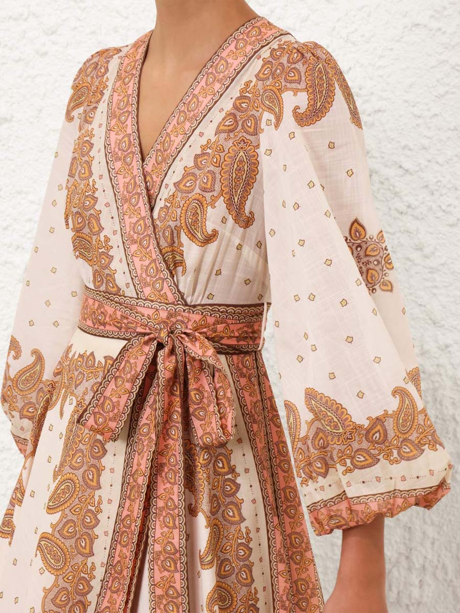 Midi Wrap Dress