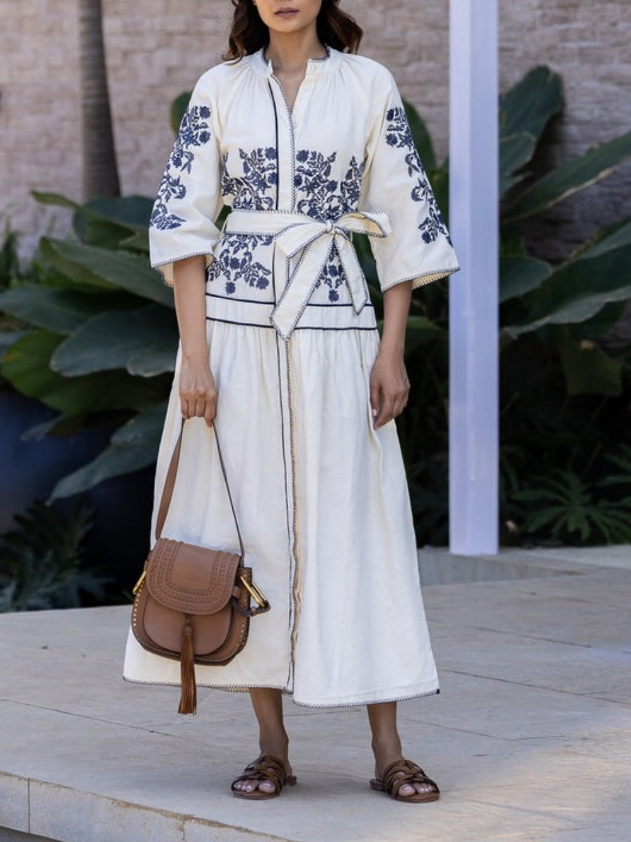 Cross Stitch Embroidery Dress