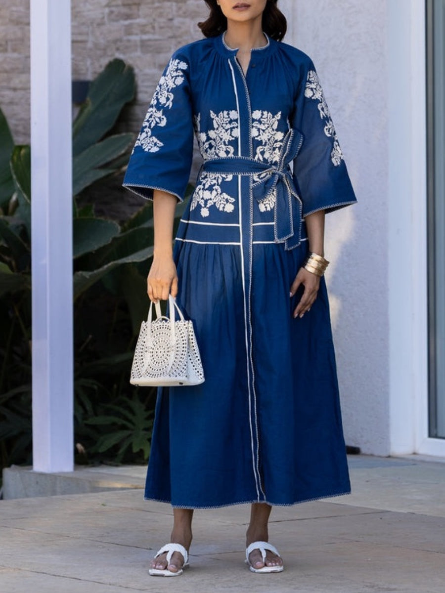 Cross Stitch Embroidery Dress