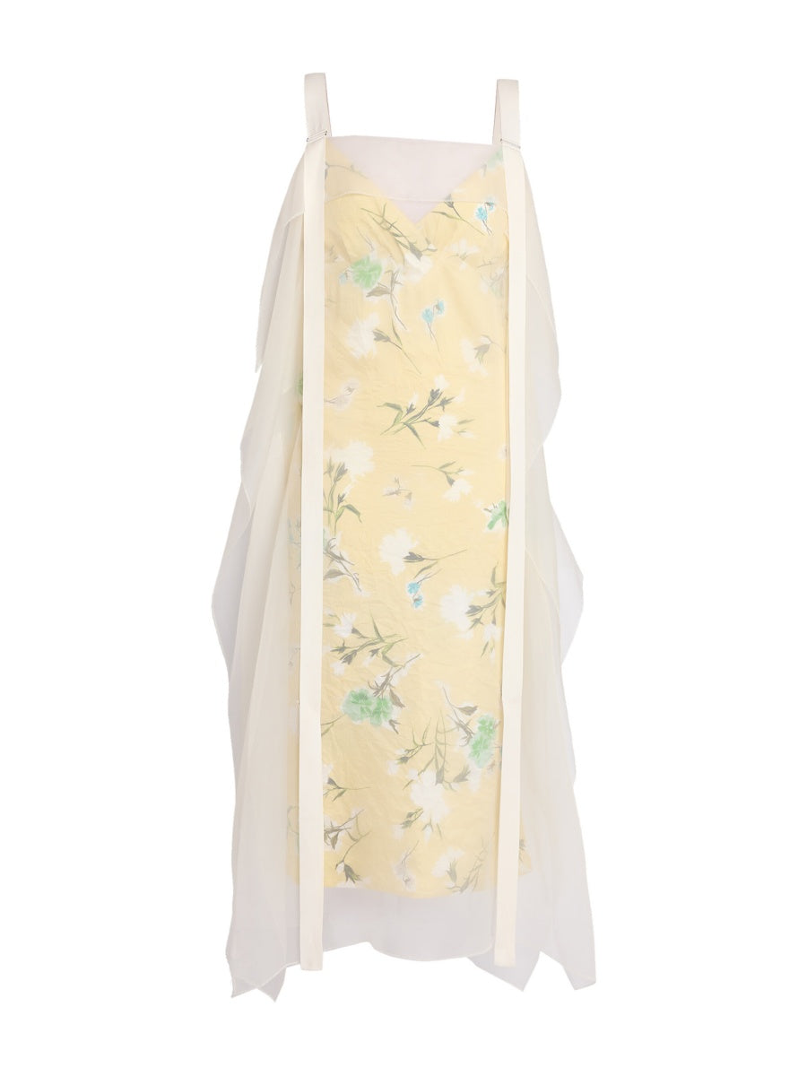 V-Neck Slip Midi Dress