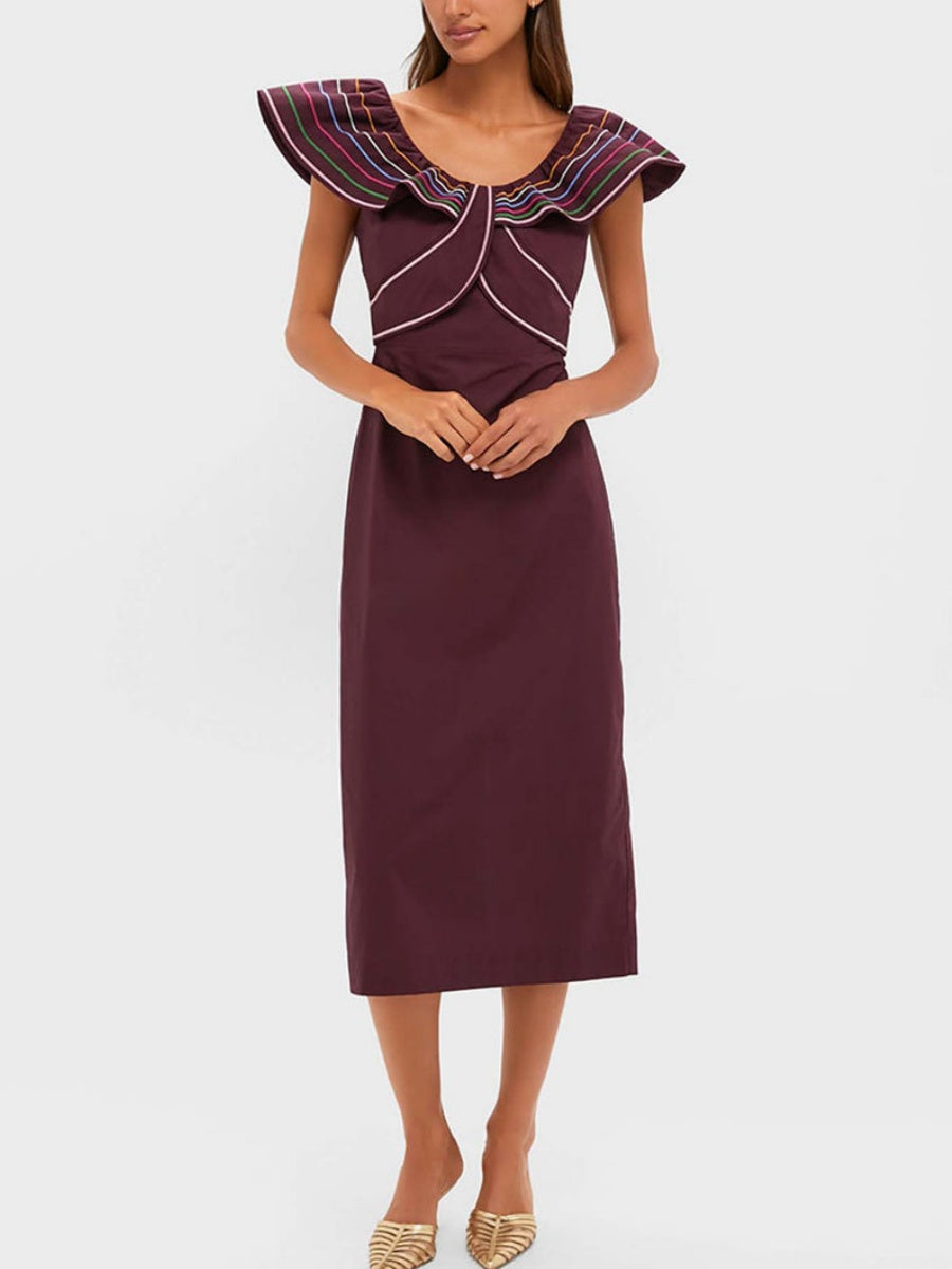 Embroidered Ellison Dress