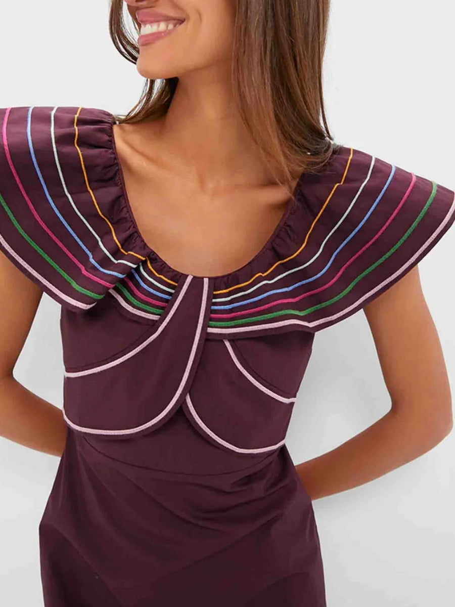 Embroidered Ellison Dress