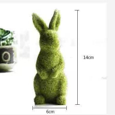 Outdoor Grass Green Puppy Ornaments