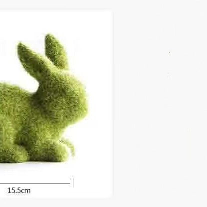 Outdoor Grass Green Puppy Ornaments