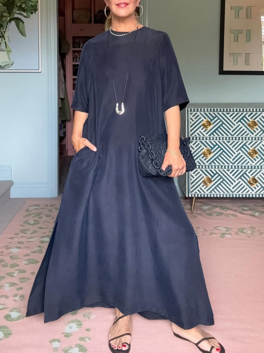 Silk T-Shirt Dress