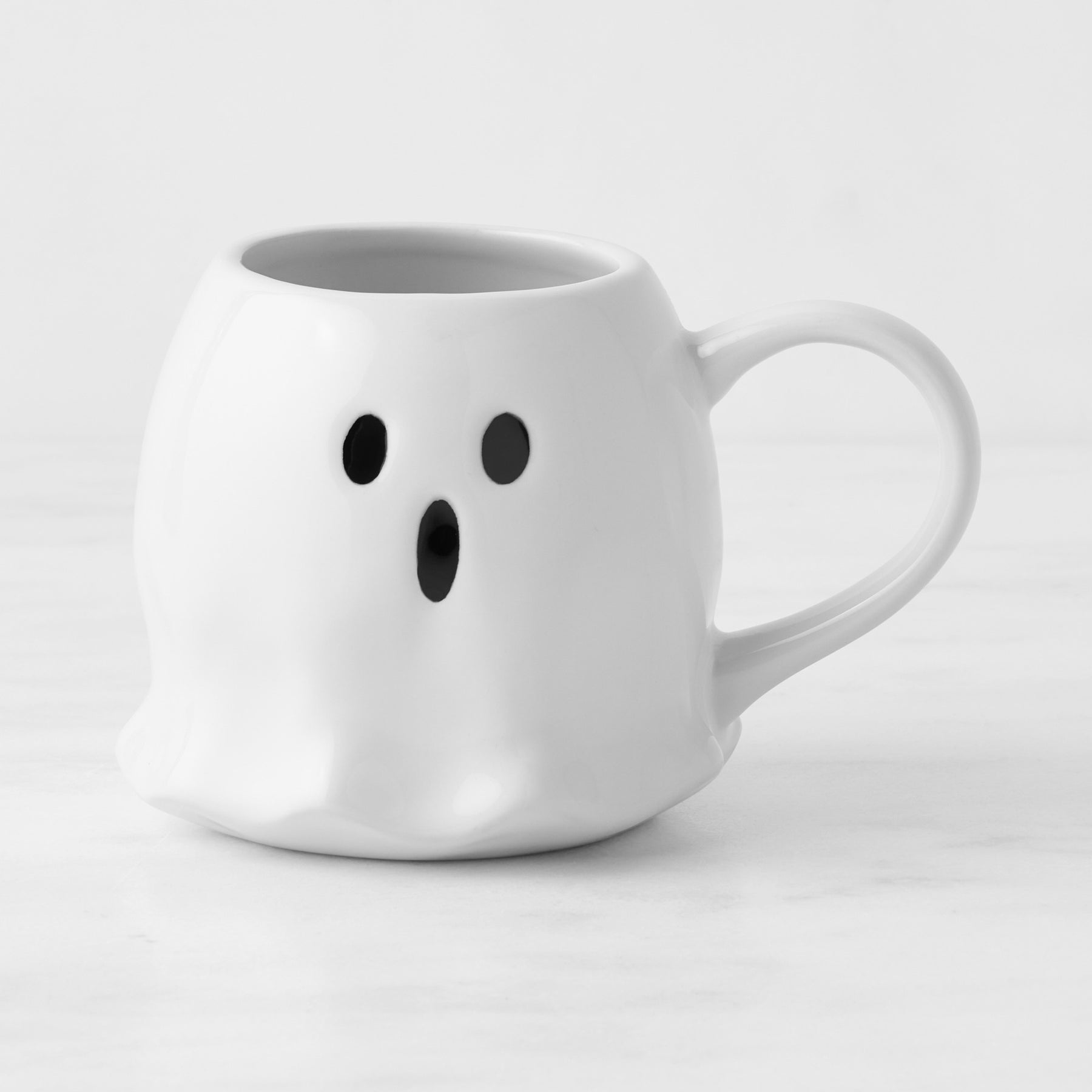 Pumpkin & Ghost Figural Mugs