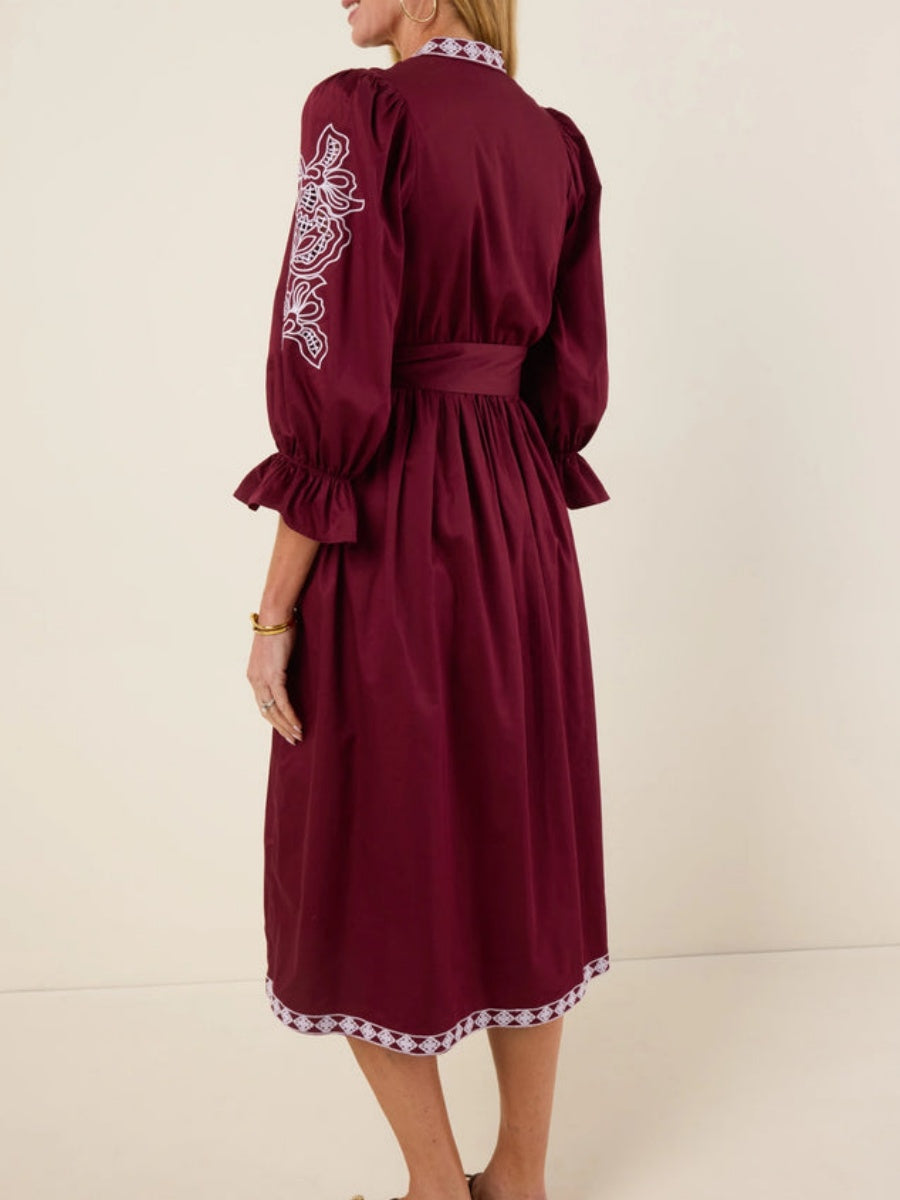 Embroidered details Dress