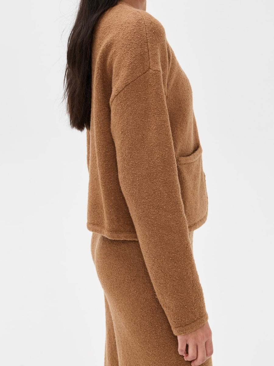 Button Up Cardigan Set