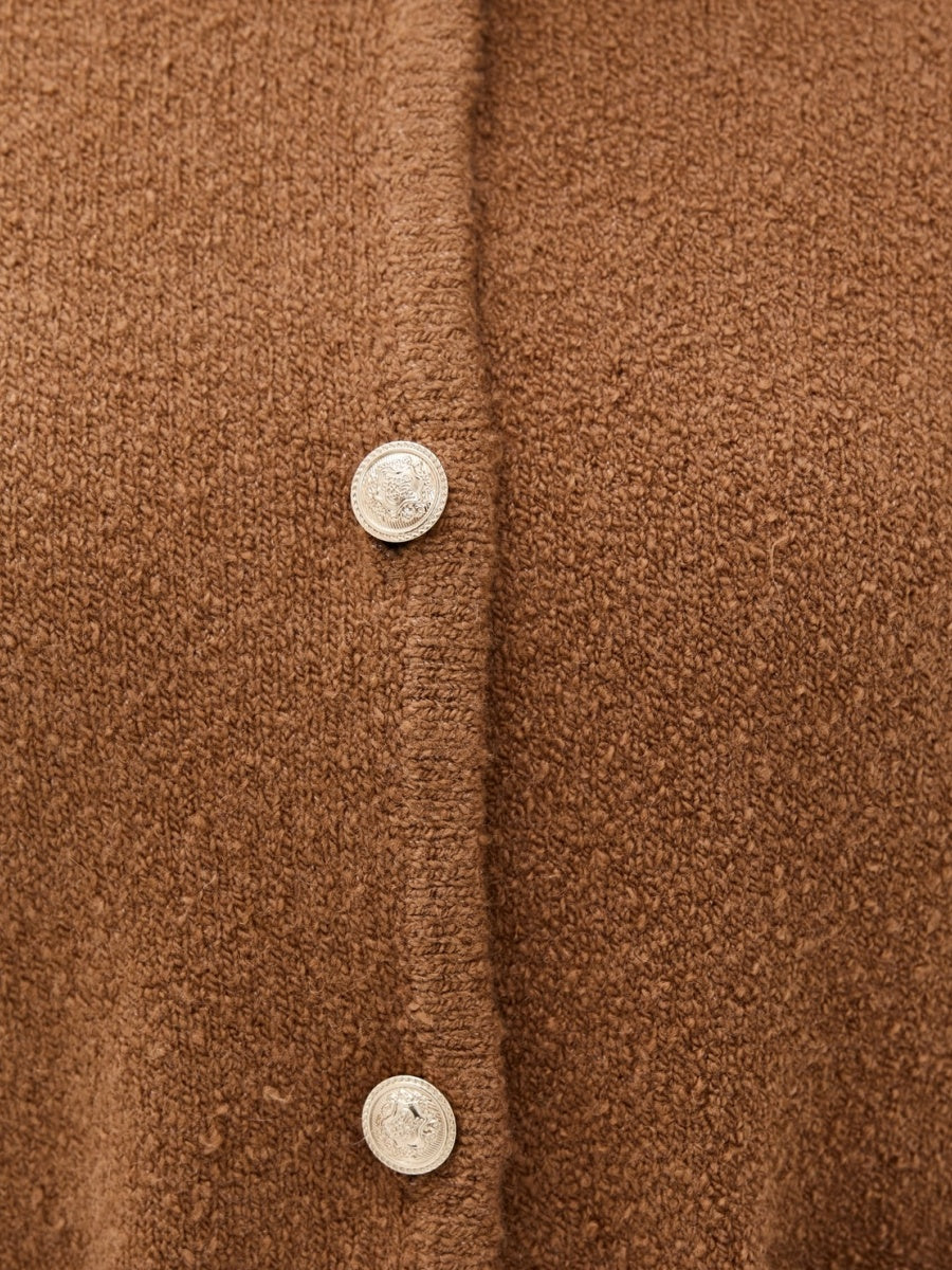Button Up Cardigan Set