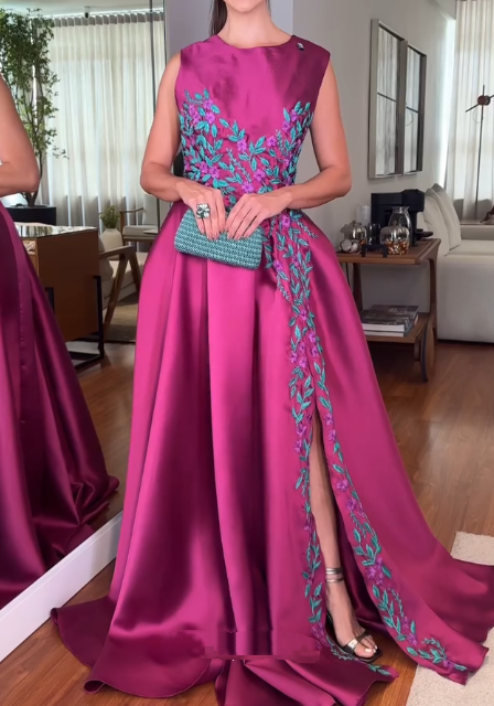 Elegant Embroidered Gown