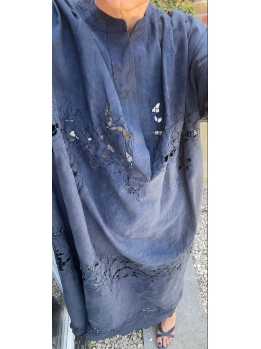 Embroidered Breathable Loose Dress