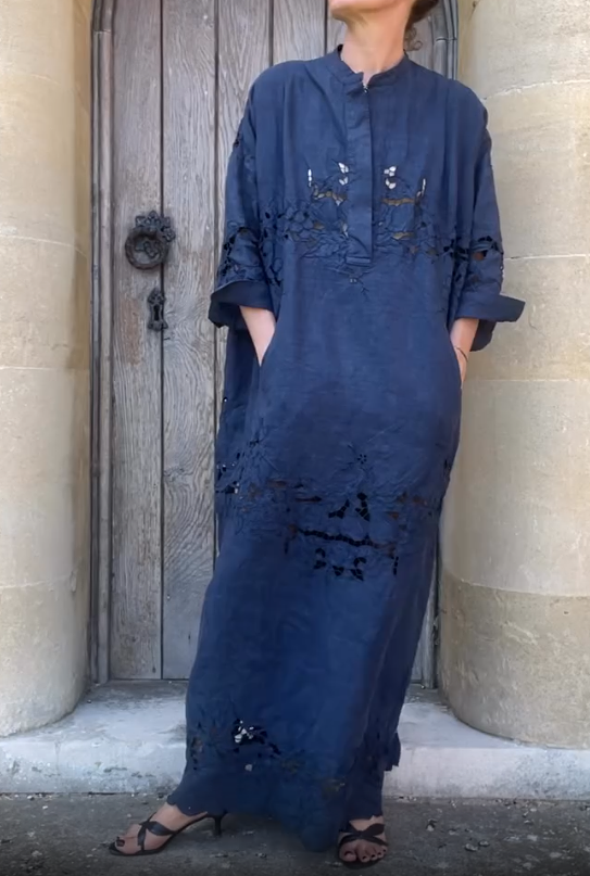 Embroidered Breathable Loose Dress