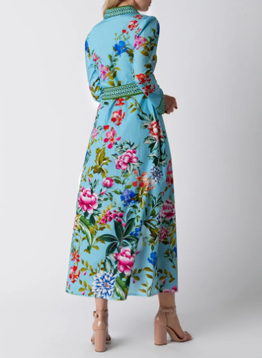 Spring Floral Maxi Dress