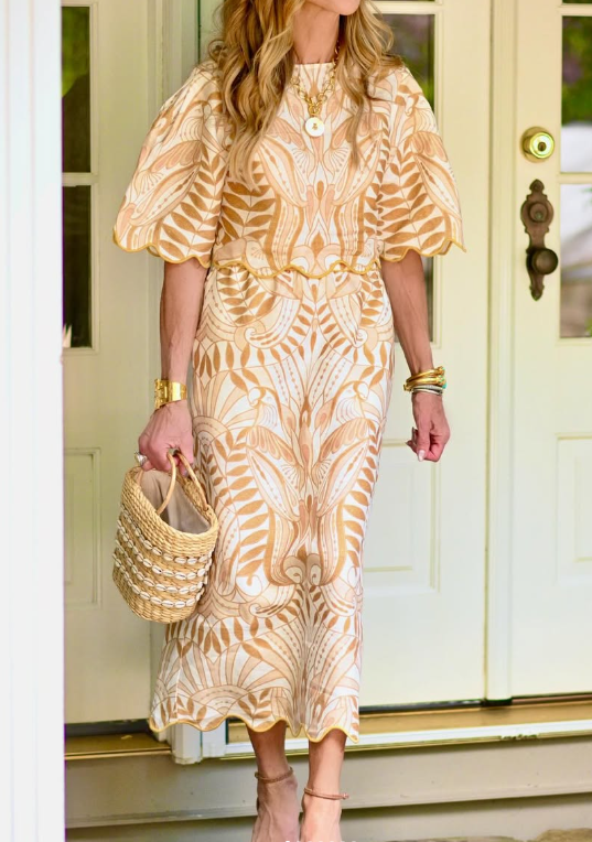 Elegant Occasion Skirt 2pc Set