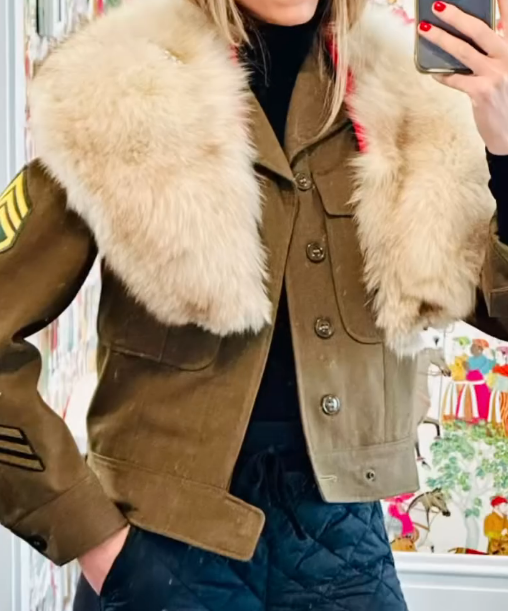 Retro Faux Fur Jacket