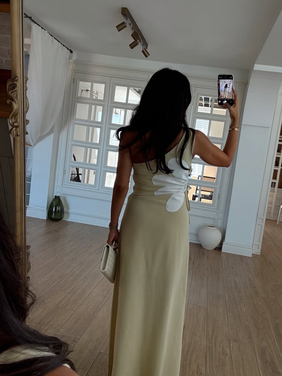 One Shoulder Cut Out Dress