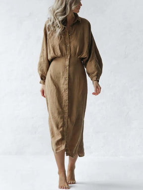 Linen Shirt Dress