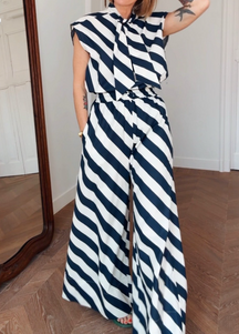 Striped Breezy Vacation 2pc Set