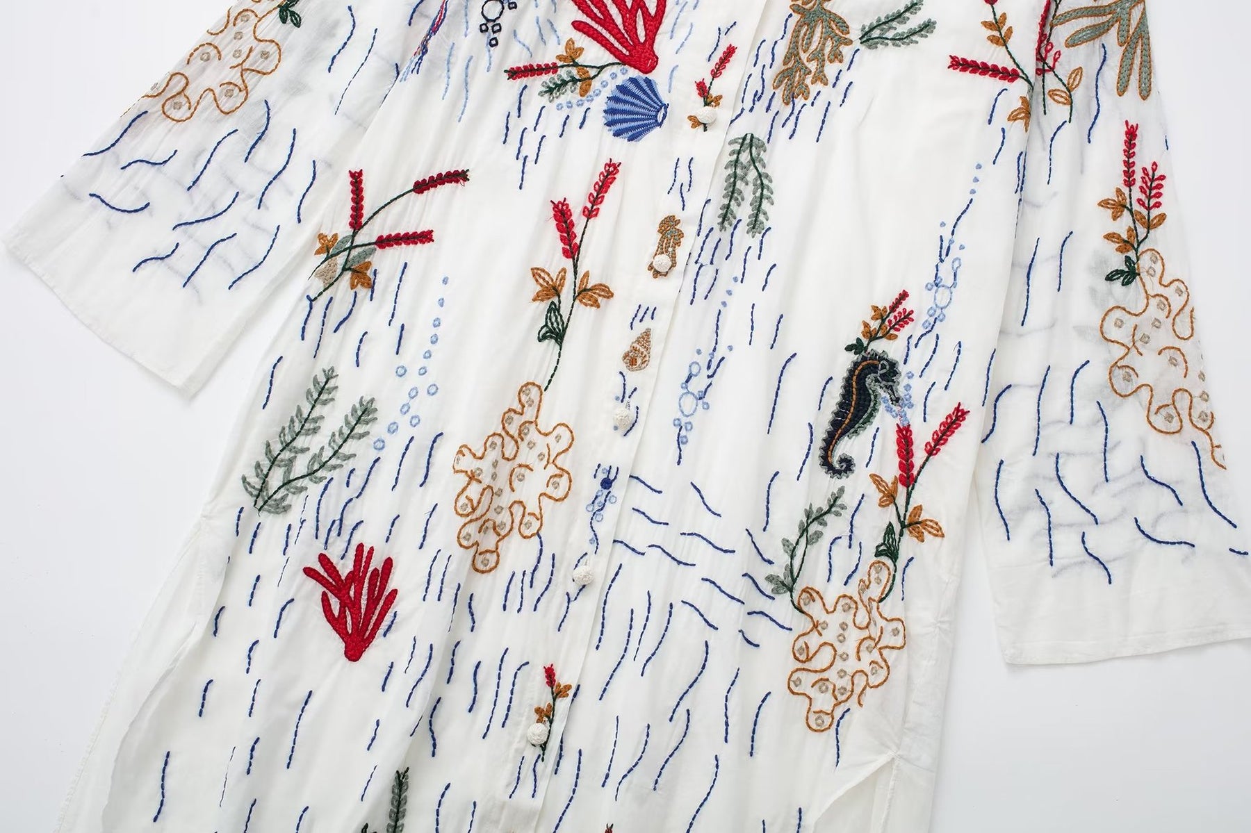 Embroidered Loose Shirt