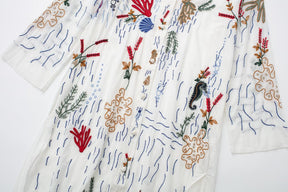 Embroidered Loose Shirt
