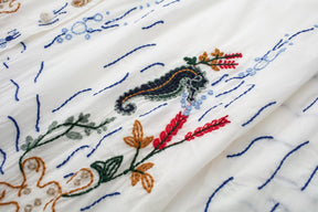 Embroidered Loose Shirt