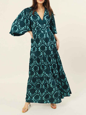 Breezy Maxi Caftan-Style Dress