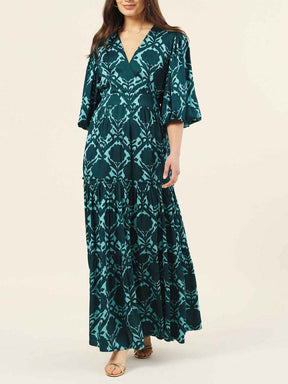 Breezy Maxi Caftan-Style Dress