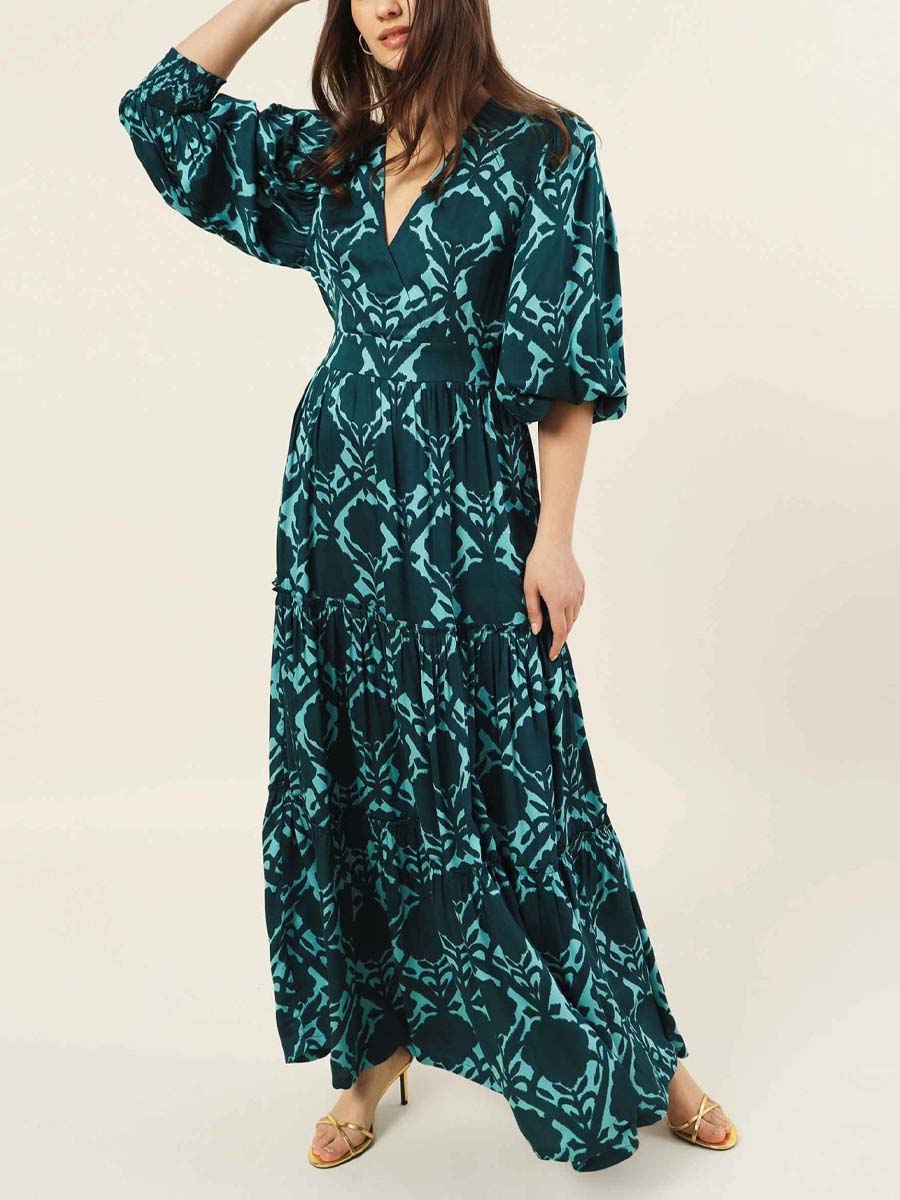 Breezy Maxi Caftan-Style Dress