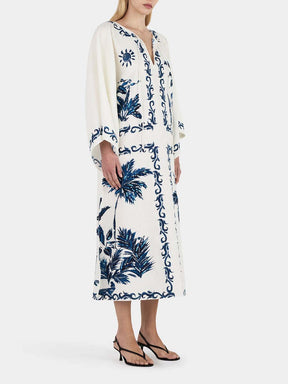 Blue Kaftan Dress