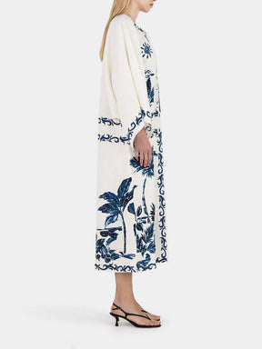 Blue Kaftan Dress