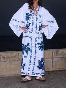 Blue Kaftan Dress