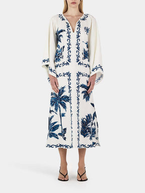 Blue Kaftan Dress